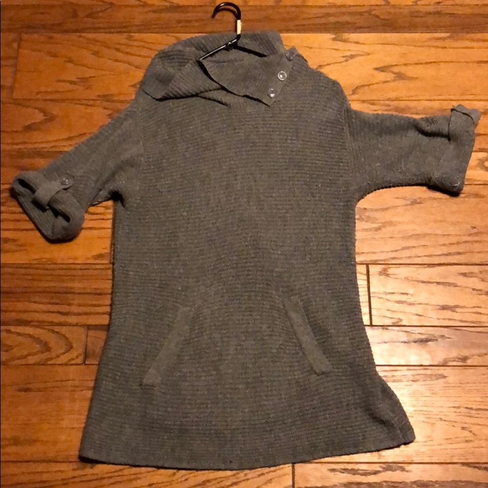 Maternity sweater dress